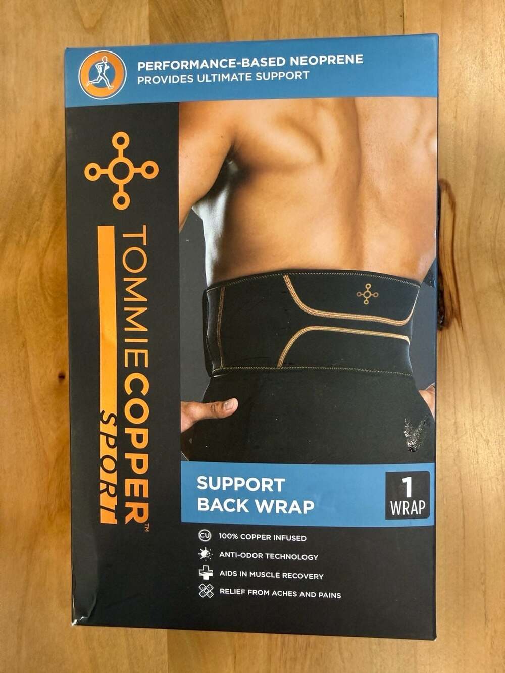 Tommie Copper Sport Support Back Wrap Large/XL-Large Neoprene NEW